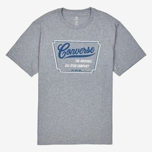 Converse Men's Graphic Logo T-Shirt Heather Grey